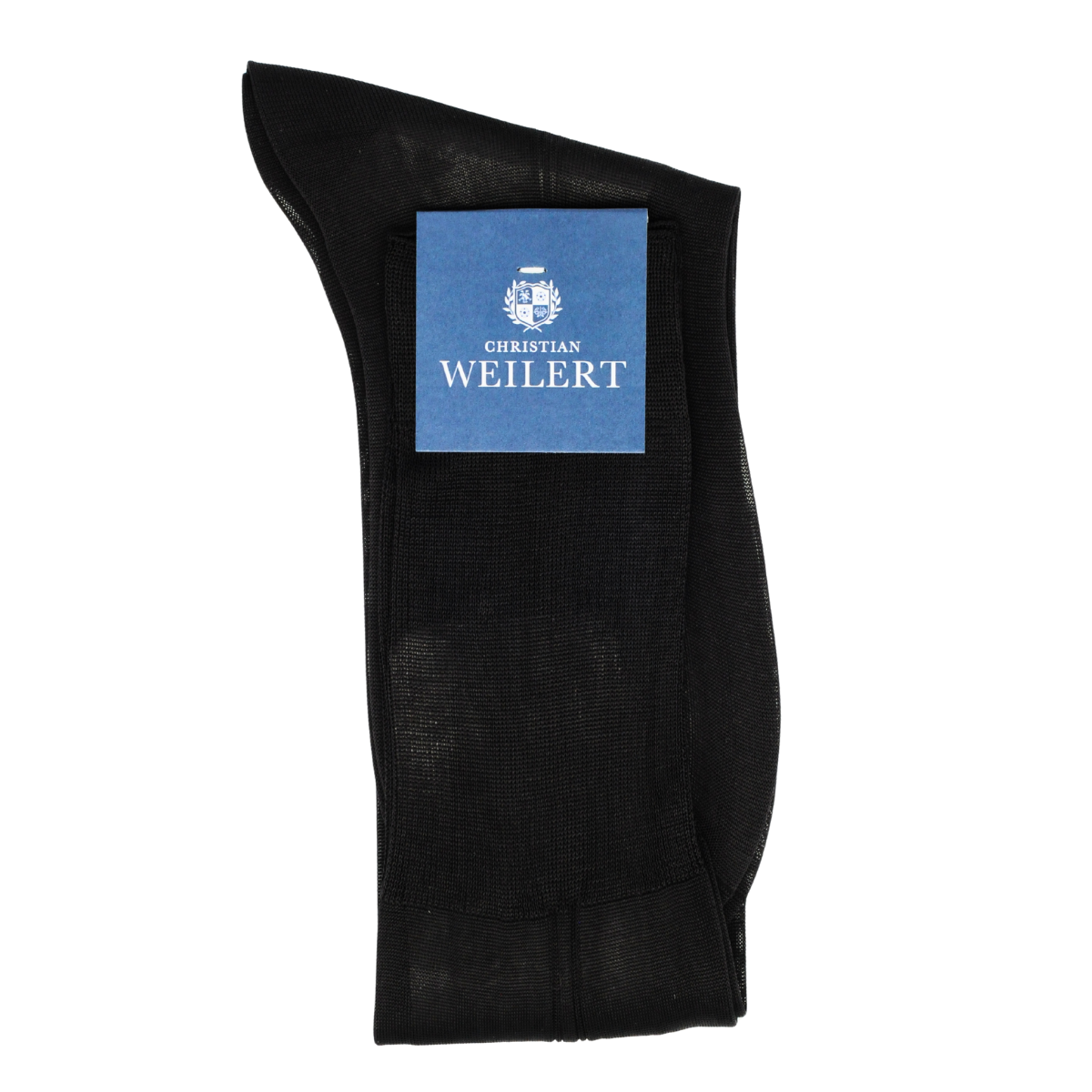 Kniestrumpf | Seide | Schwarz