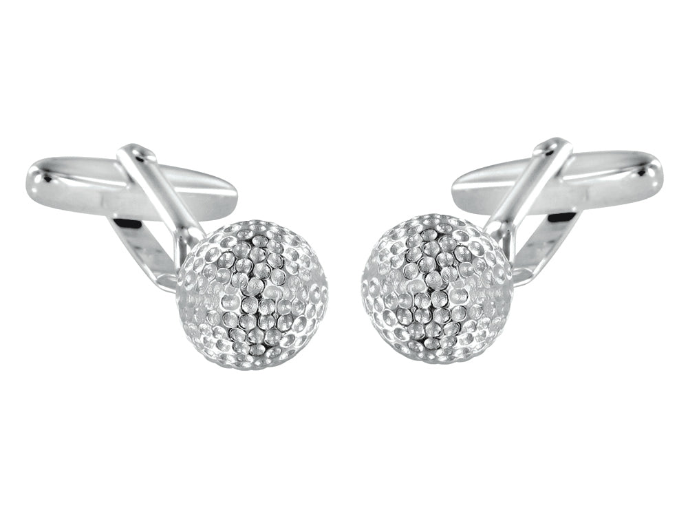 Manschettenknöpfe Silber Golfball