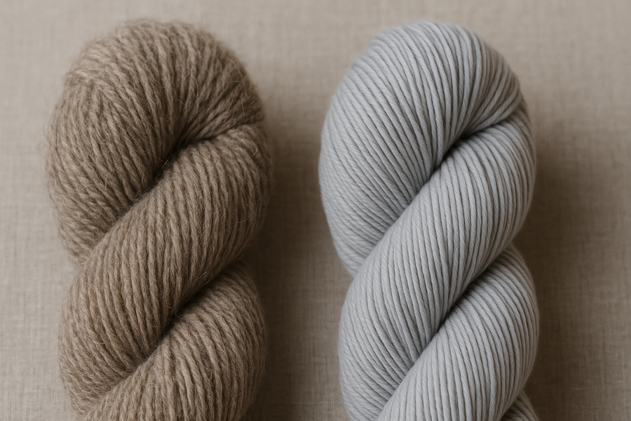 Streichgarn vs. Kammgarn – Unterschiede, Eigenschaften und Qualität im Vergleich