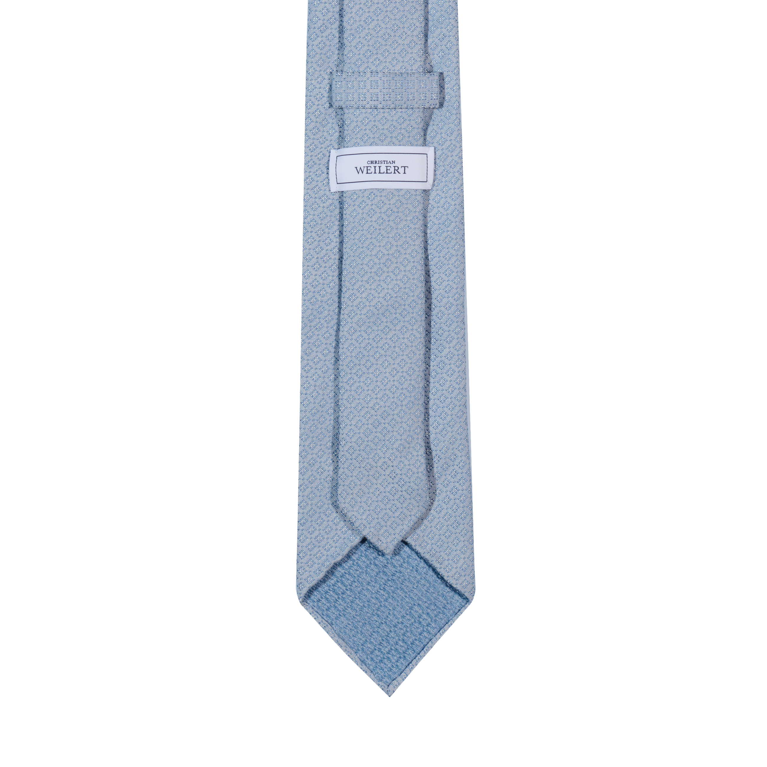 Cravatta | Cotone Seta | Azzurro