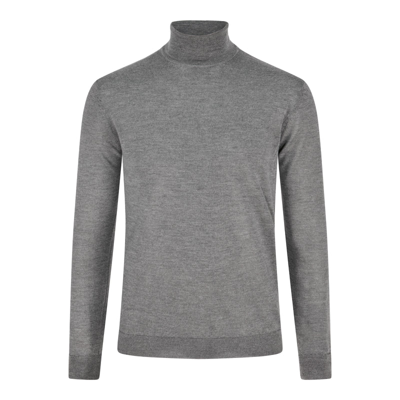 Rollkragenpullover Grau