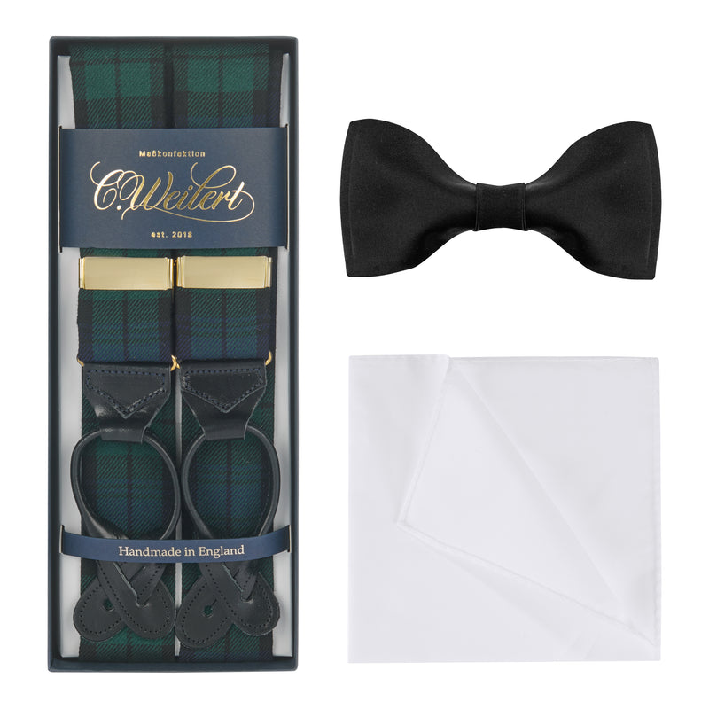 Black-Tie Bundle Tartan Grün