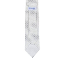 5 - Fold tie with polka dons in pure silk - Christian Weilert