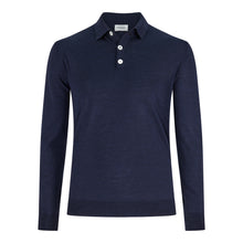 Longsleeve Polo Dunkelblau