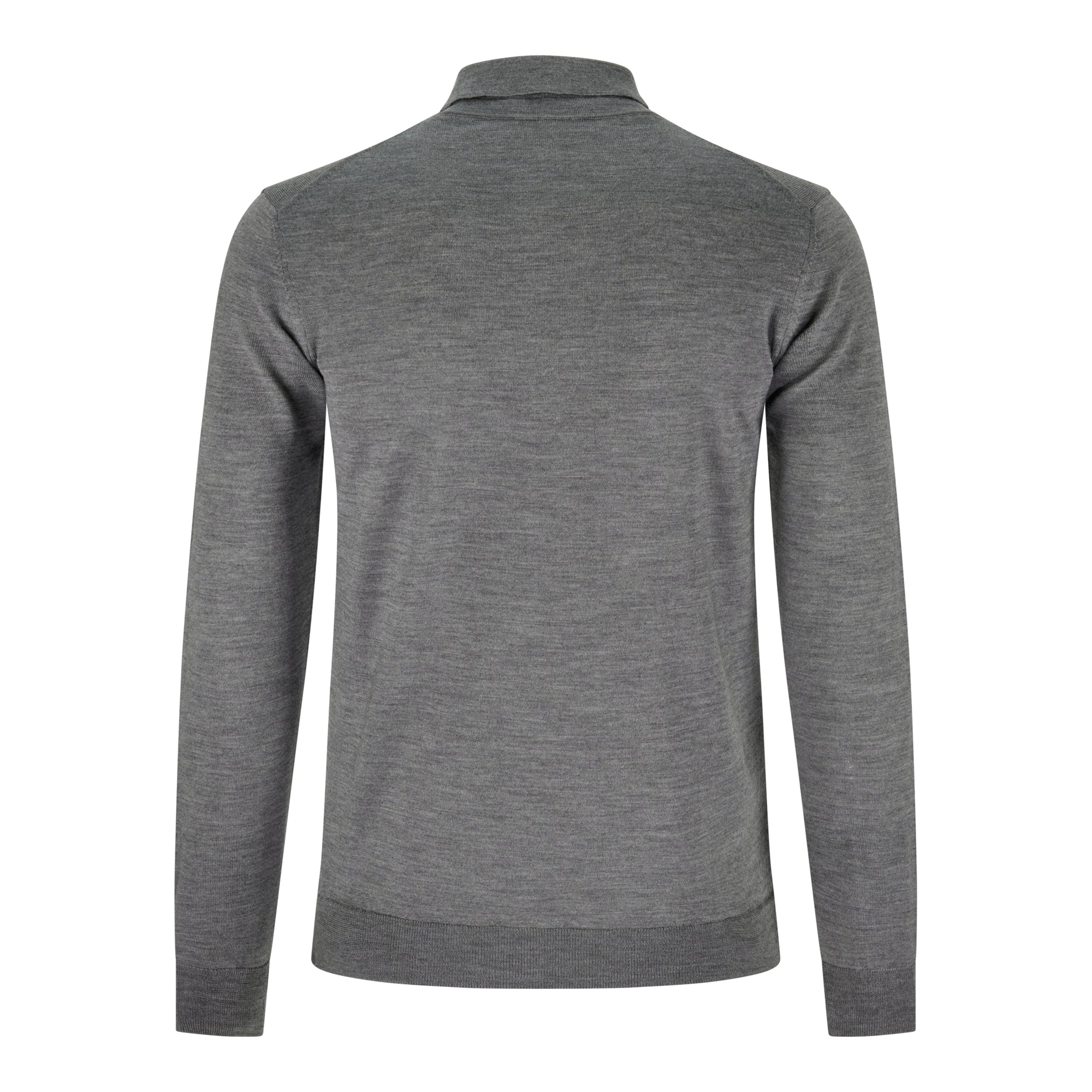 Longsleeve Polo Grau