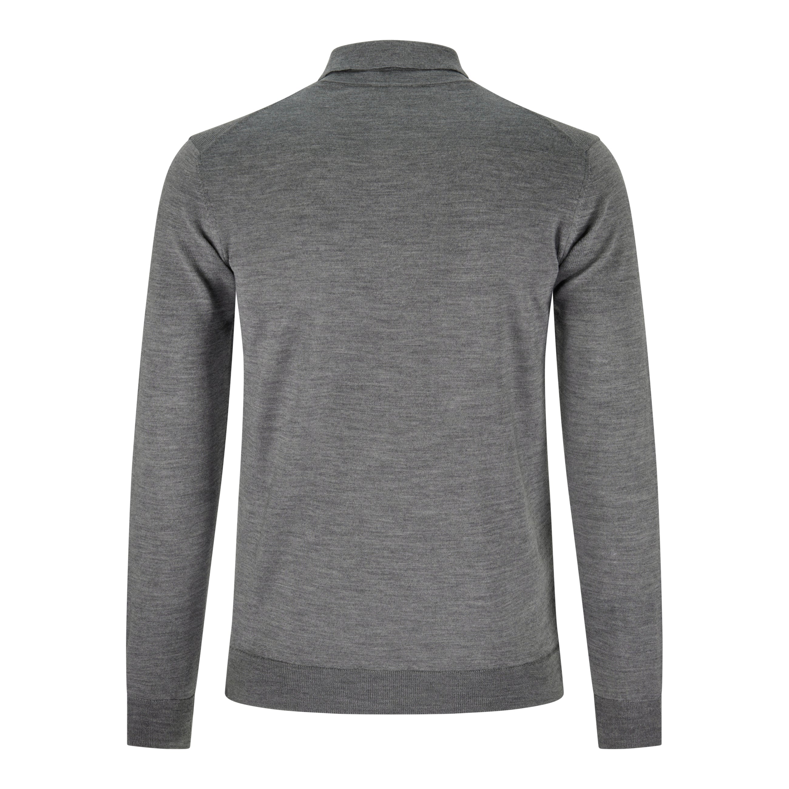 Longsleeve Polo Grau