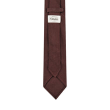 7 - Fold tie Garza Grossa in burgundy - Christian Weilert