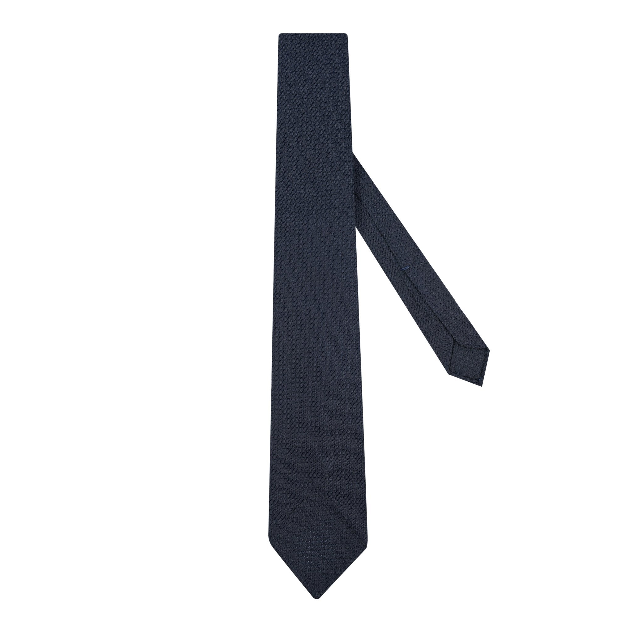 7 - Fold tie Garza Grossa in dark blue - Christian Weilert