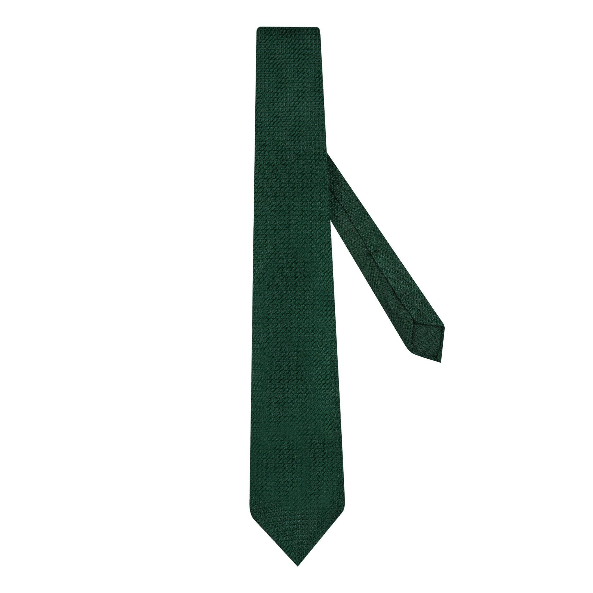 7 - Fold tie Garza Grossa in dark green - Christian Weilert