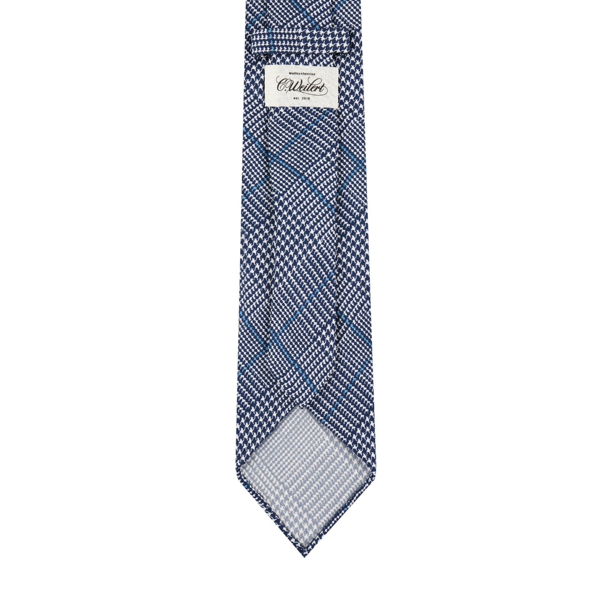 7 - Fold tie Prince of Wales Check - Christian Weilert