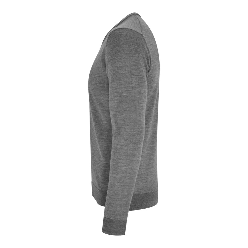 V-Ausschnitt Pullover Grau