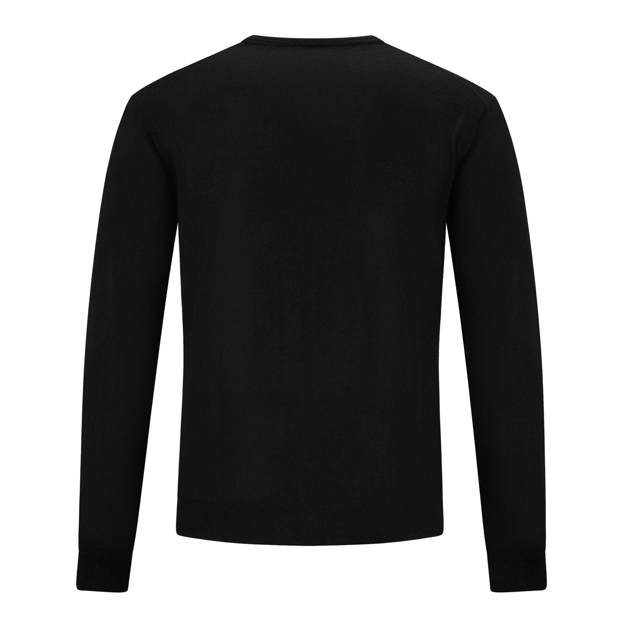 V-Ausschnitt Pullover Schwarz