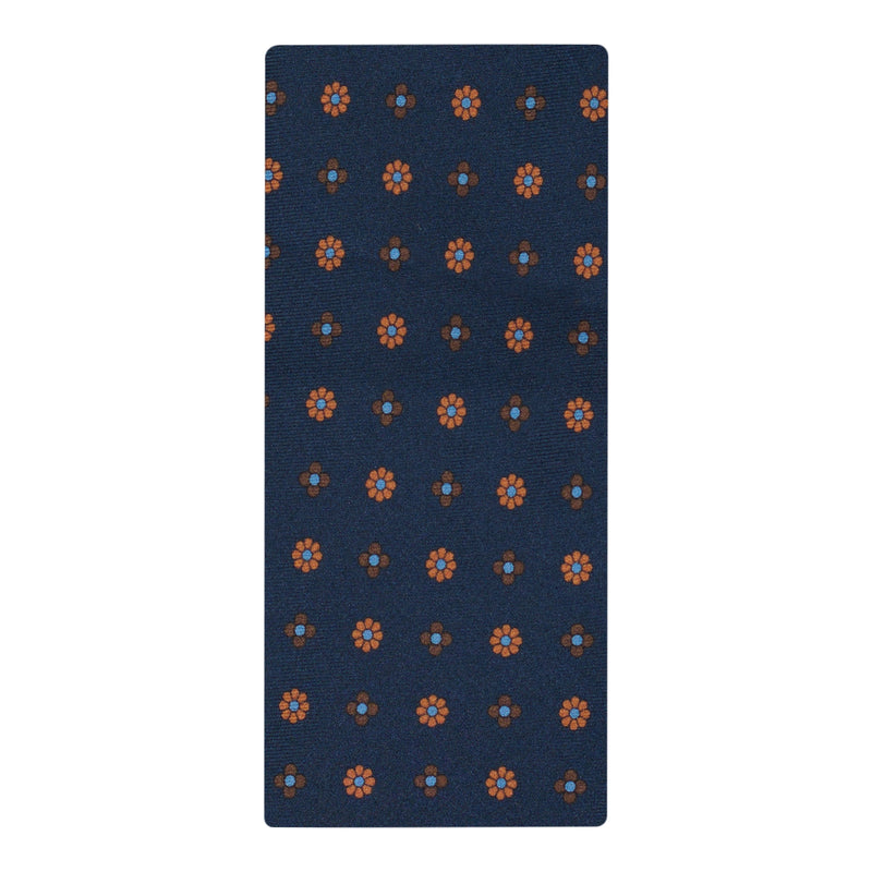 Arancio Notturno | Seide | Marineblau