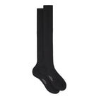 Knee-high socks | Cotton | Anthracite