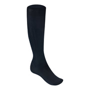 Kniestrumpf | Seide | Blau