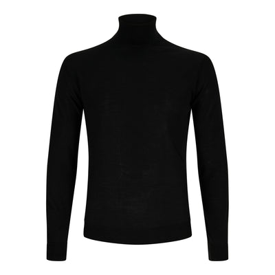 Rollkragenpullover Schwarz