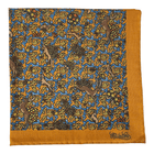 Handkerchief with forest animals in rust made of wool/silk - Christian Weilert