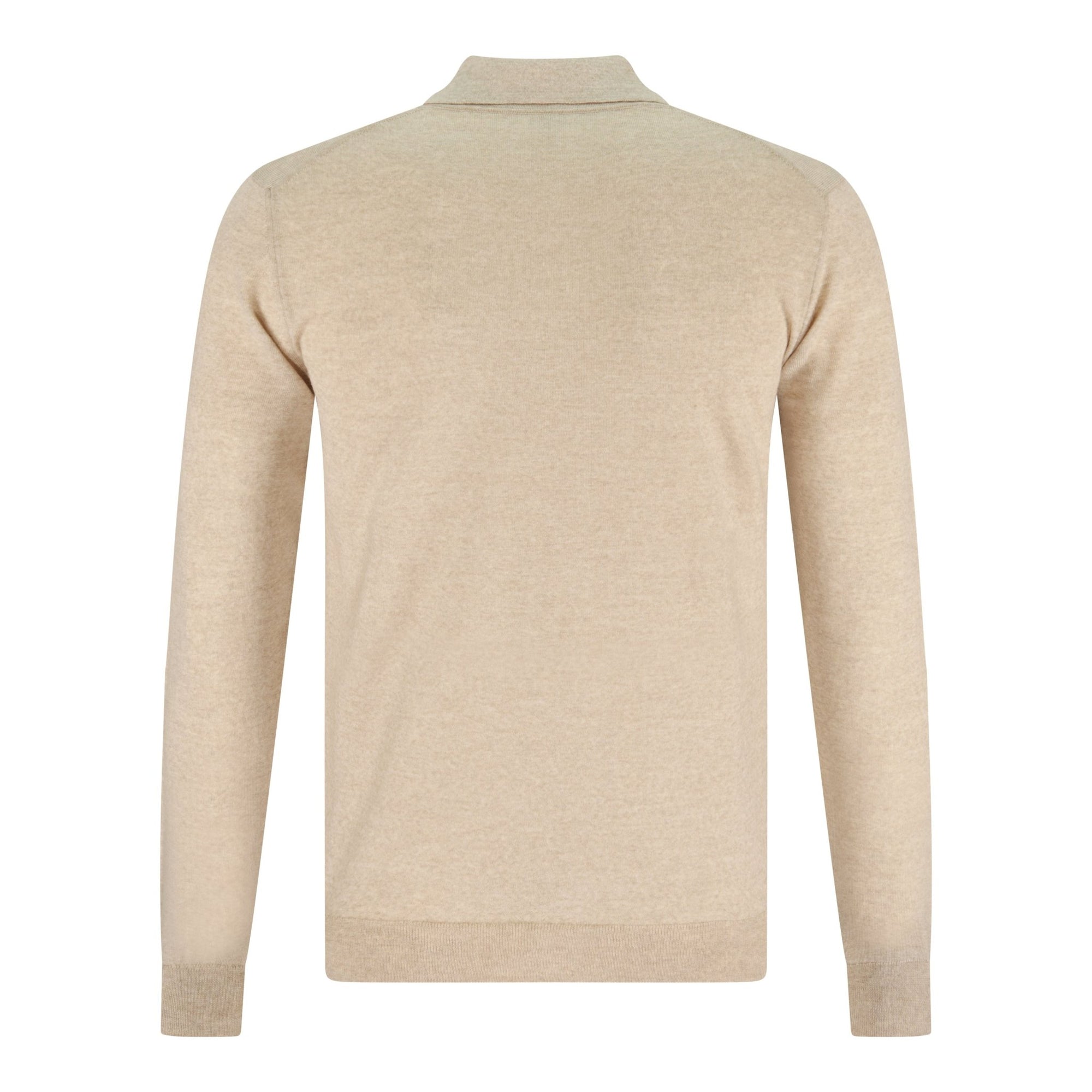 Longsleeve Polo Beige - Christian Weilert