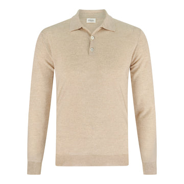 Longsleeve Polo Beige - Christian Weilert