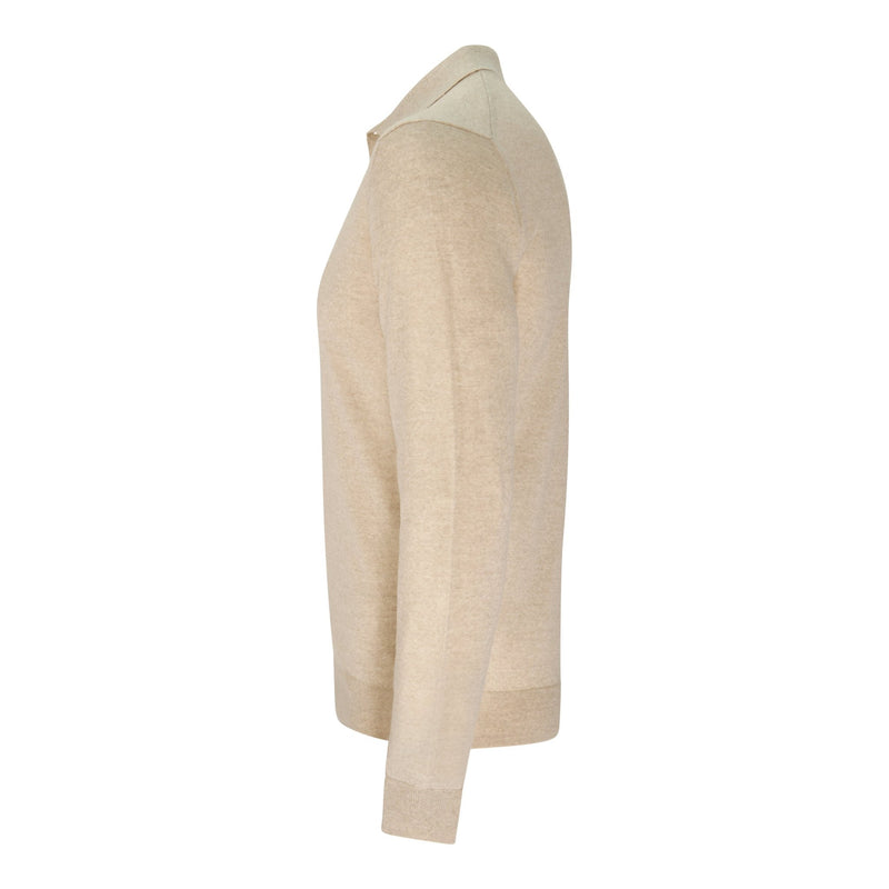 Longsleeve Polo Beige - Christian Weilert