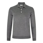 Longsleeve polo gray - Christian Weilert