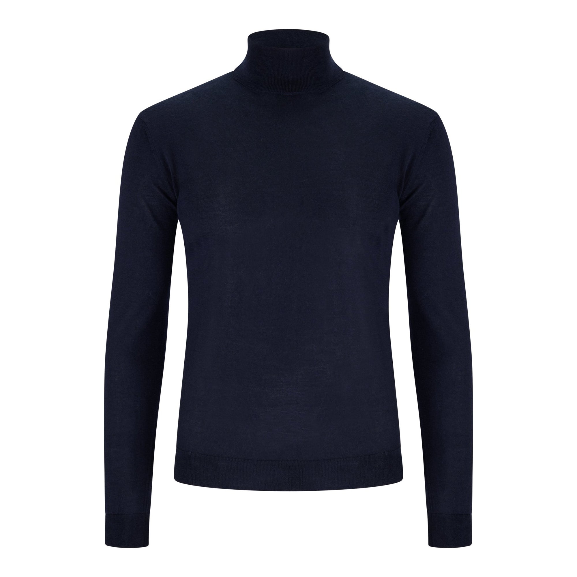 Rollkragenpullover Dunkelblau - Christian Weilert