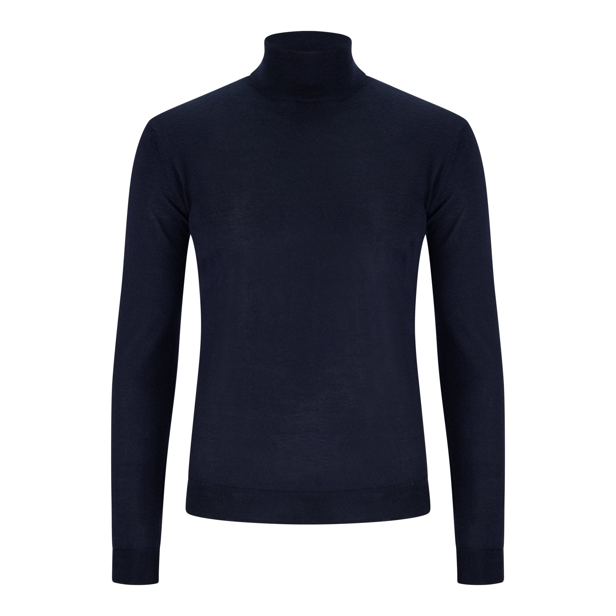 Rollkragenpullover Dunkelblau - Christian Weilert