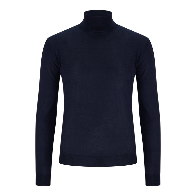 Turtleneck sweater dark blue - Christian Weilert