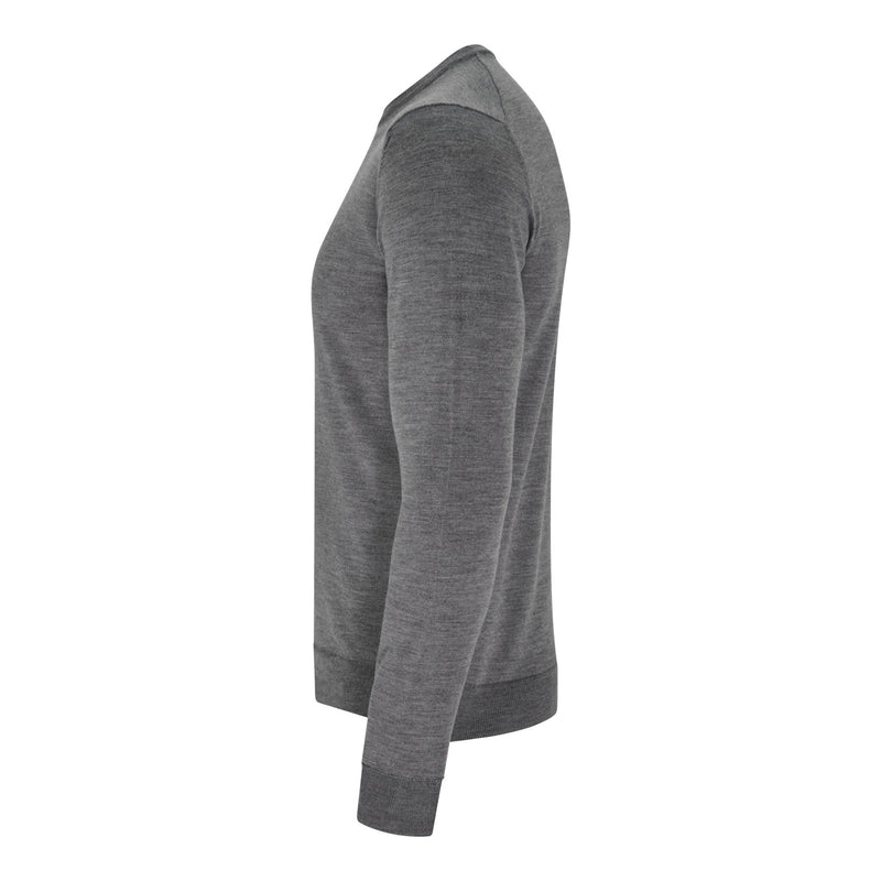 Round neck sweater gray - Christian Weilert