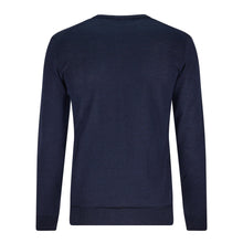 V - neck sweater dark blue - Christian Weilert