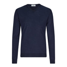 V - neck sweater dark blue - Christian Weilert