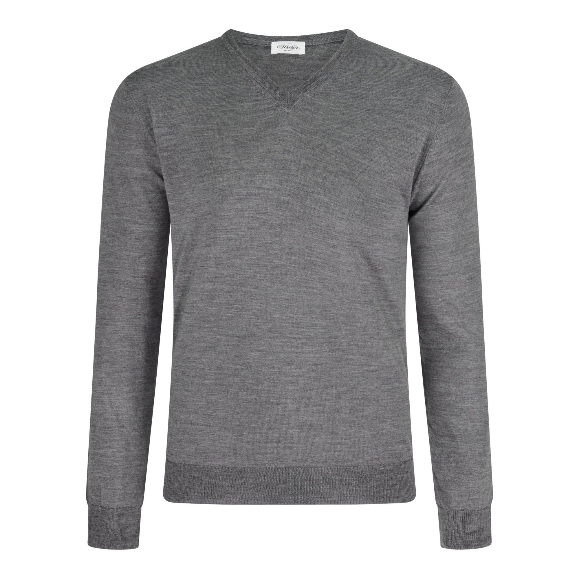 V - neck sweater gray - Christian Weilert